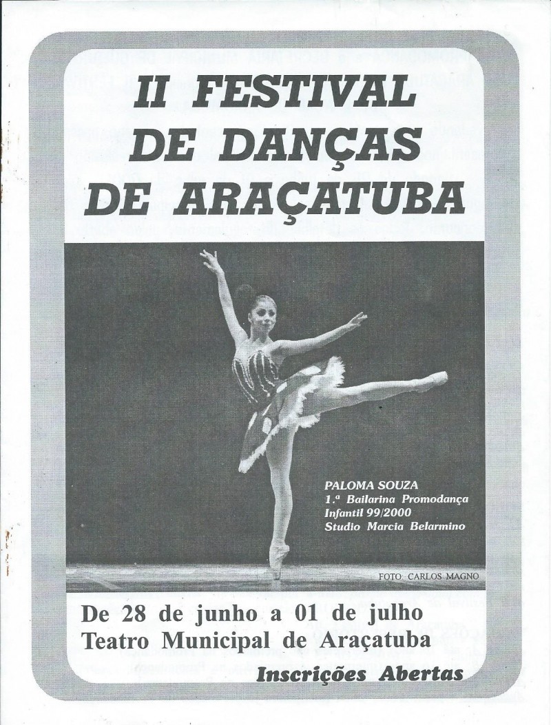 FESTIVAL DE DANÇA ARAÇATUBA 2001