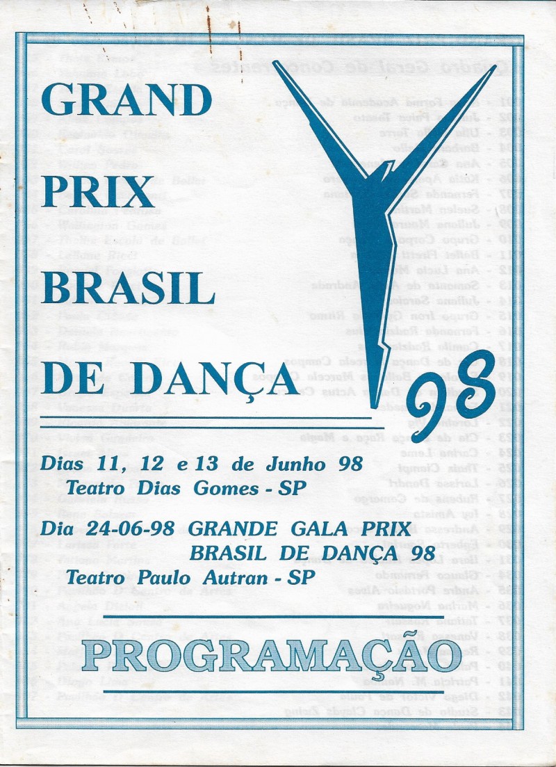 GRAND PRIX BRASIL DE DANÇA 1998